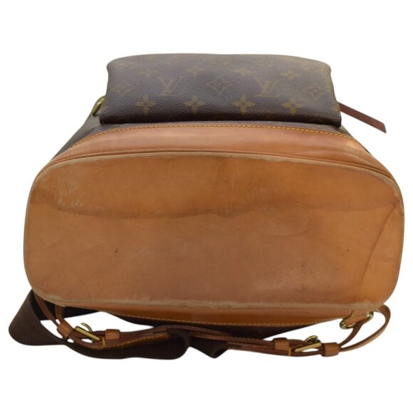 Louis Vuitton Monogram Montsouris Backpack in brown monogram canvas and natural - Picture 7 of 16